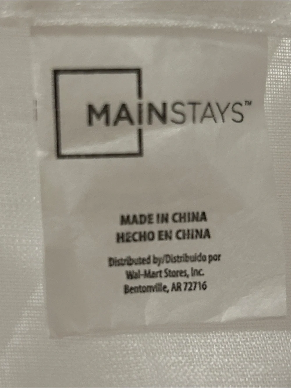 Mainstays lightweight white